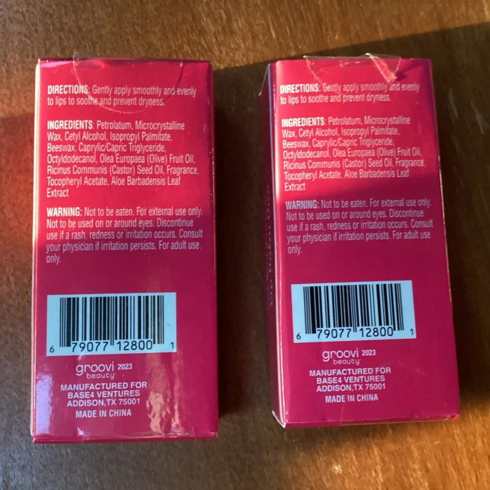 Lip Balm Duo Snow Berry Warm Vanilla New